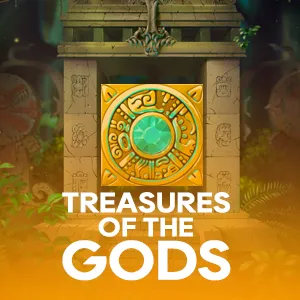 Treasures of the Gods slot game artwork